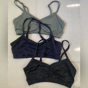 Handful Bra Set - 3 bras, no pads but have place to insert pads